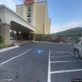 Customer falls in parking lot at Hampton Inn