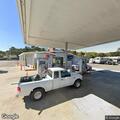 Traffic stop near gas station on Avenue of the Flags