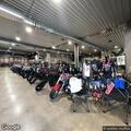 Alarm at motorcycle dealership shipping door