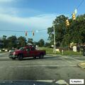 Traffic stop on red Prius at Main and Depot