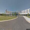 Female leaving ER with IV at Veterans Drive