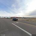 Traffic stop at highway gas station