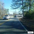 High water blocking lane on Cloud Springs Road