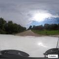 Truck rolls over on County Road 356