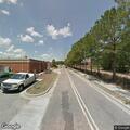 Car runs off road near Martin Luther King Drive