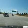 Suspected drunk driver swerving near gas station
