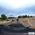 Heavy traffic near Missouri Street service road