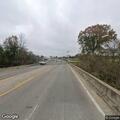 Large pipe creating road hazard on US-41A