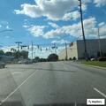 Abandoned car blocking lane on West Garrison Blvd