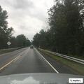 Debris and sandbags blocking US 64 near Morgan Road