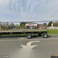 Truck crashed near railroad behind CVS