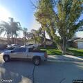 Palm tree burning near Danielle Street in Bakersfield