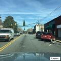 Vehicle blocking traffic on North Main Street