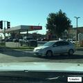 Van off roadway on Oilwell Drive