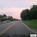 Motorcycle at store with no license plate displayed