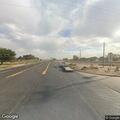 Pedestrian near traffic hazard on Highway 87