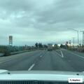 Woman in red car reported trespassing at business