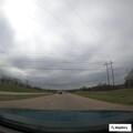 Truck knocks down power line after minor crash