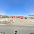 Overturned tractor trailer on State Highway F