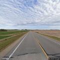 Car and deer collision on County Road 5