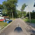 Large log blocking Park Street roadway