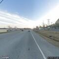 Overturned car left in road near highways 58 and 115