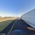 Disabled semi with flat tire on Highway 18
