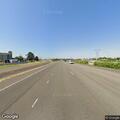 Van off roadway on I-5 near Woodburn