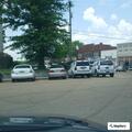 Traffic stop on Broad Street near First Bank