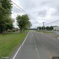 Cyclist riding in highway median creates traffic hazard