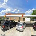 Truck with trailer hits object at gas station