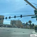 Crash blocks lanes at Harmon and Las Vegas Boulevard