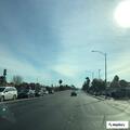 Person refusing to leave bus stop at Eastern and Desert