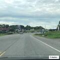 Elderly woman exits vehicle needing assistance