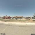 Person struck and suspect left in blue sedan