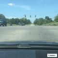 Traffic stop on red Ford F-150 at Highway 109