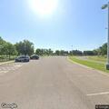 Traffic stop at Dells parking lot entrance