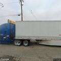 Officer checks truck at travel center
