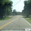 Debris and broken glass blocking roadway