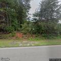 Tree blocking lane on Rock Quarry Road