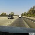 Reckless pickup driver swerving on CA-99