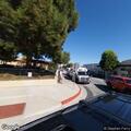 Reckless purple sedan swerving on Highway 101