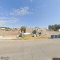 Pedestrian walking in traffic lane on Moapa Valley Blvd
