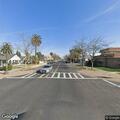 Traffic stop on white Tesla in Fowler