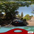Vehicle blocking roadway on Griffith and Maroa