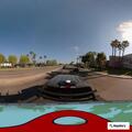 Traffic collision at Herndon and Palm