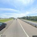 Brush fire in median on Route 164 westbound