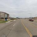 Debris and hubcap blocking roadway at South Main