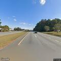 Animal remains blocking highway lane