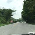 Hay bales blocking lanes on Park City Bon Ayr Road